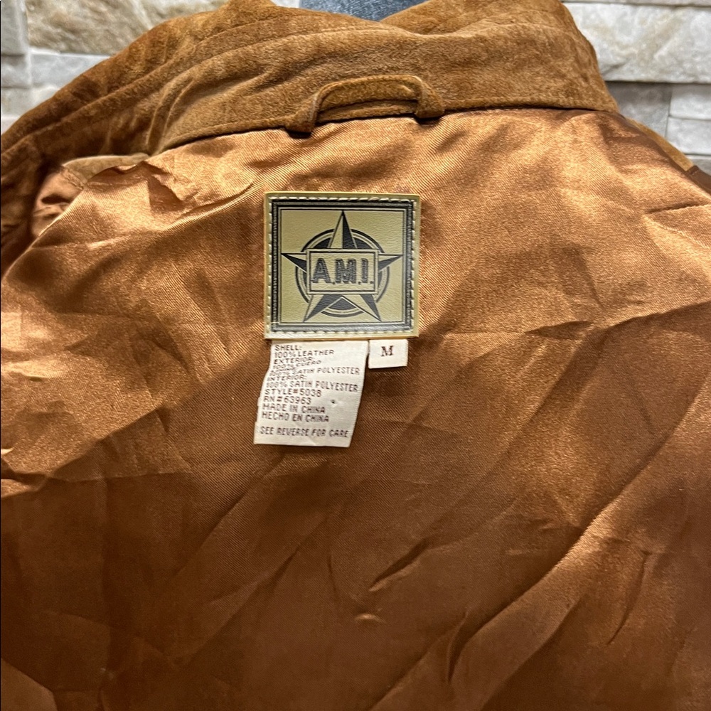 Ami Tan Suede Jacket - image 7